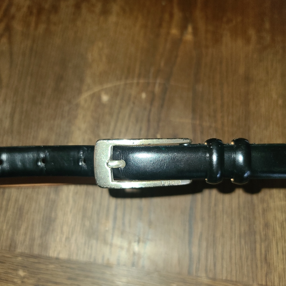 LAST CHANCELauren Ralph Lauren Black Leather Belt